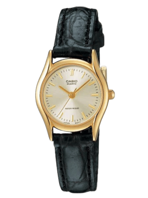 Casio LTP-1094Q-7A women’s watch with white dial and gold-tone case