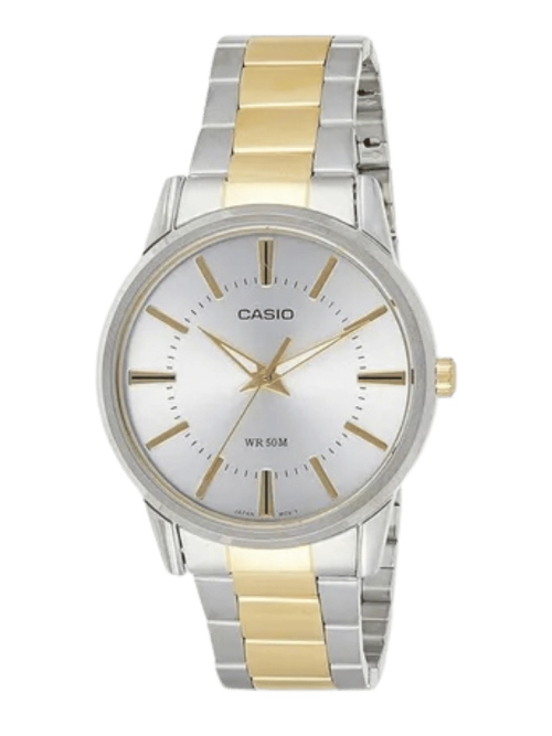 Casio LTP-1303SG-7AVDF two-tone women’s watch with white dial