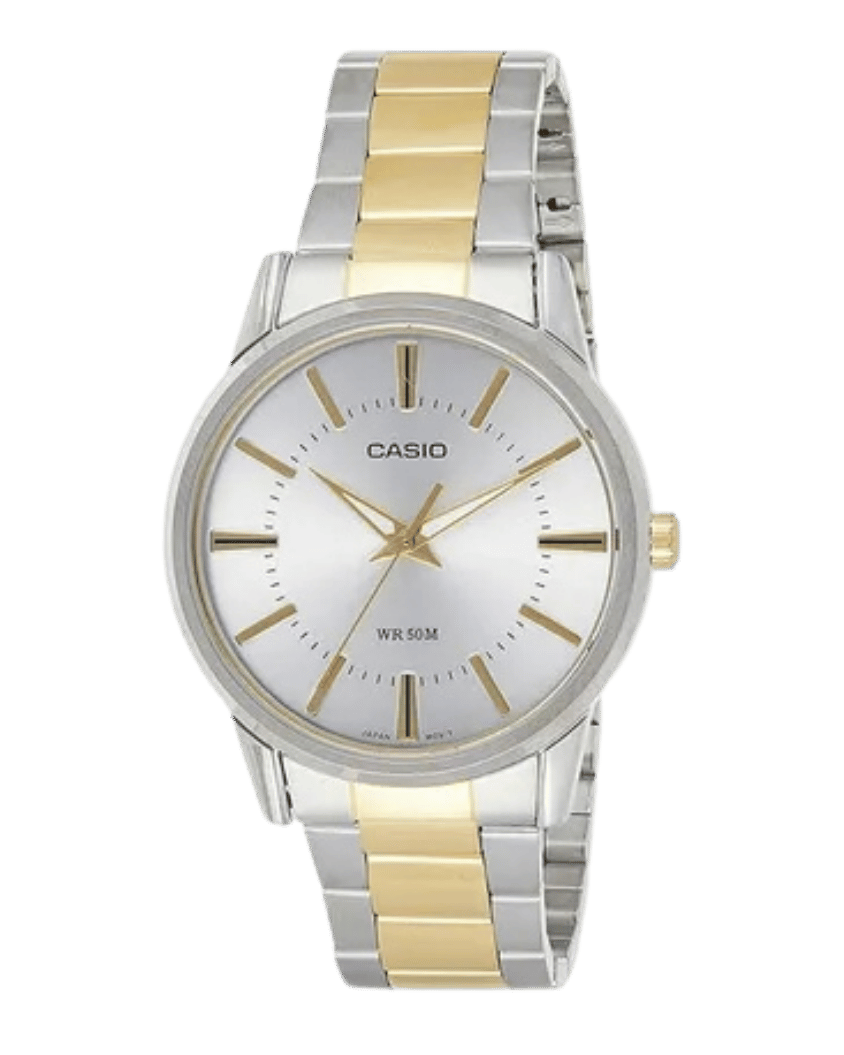 Casio LTP-1303SG-7AVDF two-tone women’s watch with white dial
