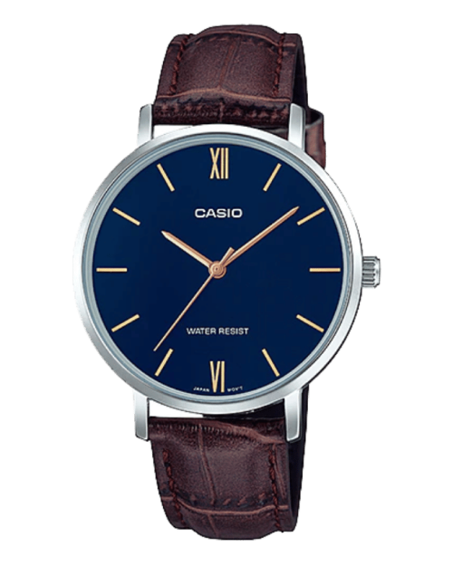 Casio LTP-VT01L-2BUDF women’s watch with navy blue dial