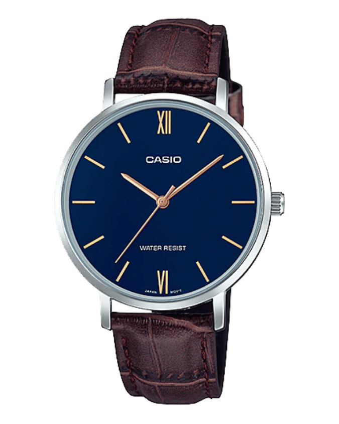 Casio LTP-VT01L-2BUDF women’s watch with navy blue dial