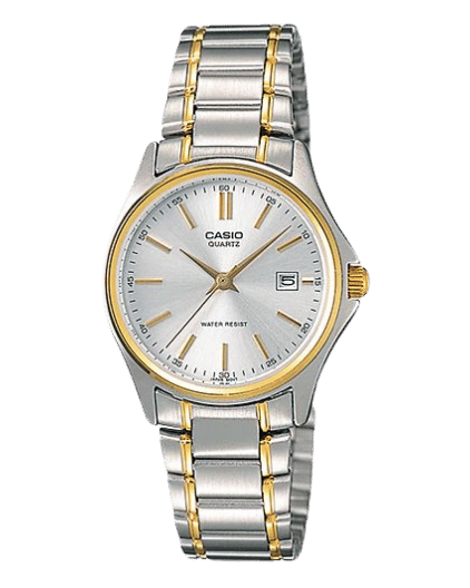 Casio LTP-1183G-7ADF two-tone ladies dress watch