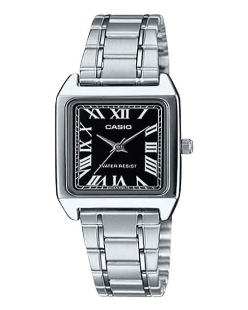 Casio LTP-V007L-7EUDF rectangular ladies watch with leather strap