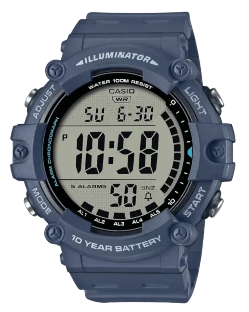 Casio AE-1500WH-2AVDF bold blue digital men’s watch