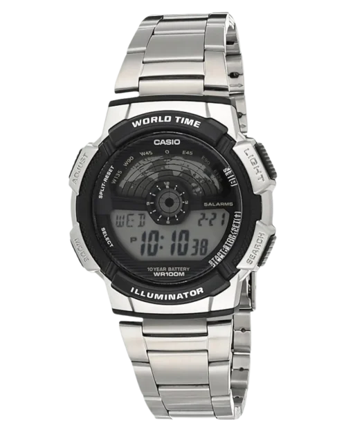 Casio AE-1100WD-1AVDF stainless steel digital sport watch