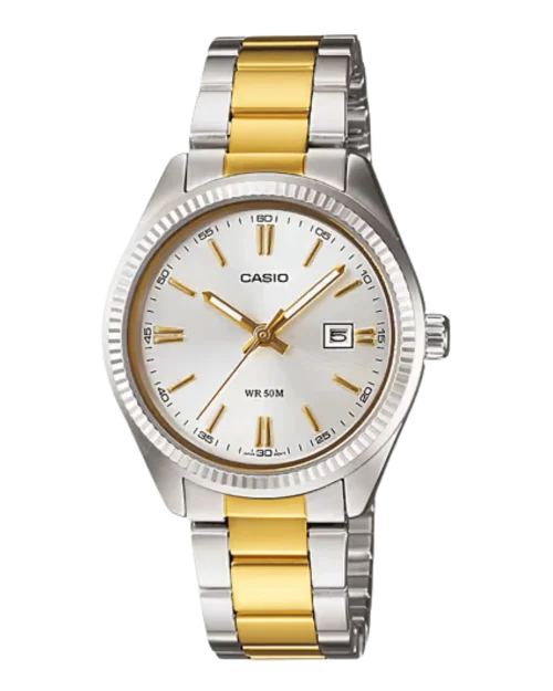 Casio LTP-1302AG-7AVDF women’s two-tone stainless steel watch