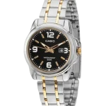 Casio LTP-1314SG-1AVDF ladies watch with black dial and gold-tone accents