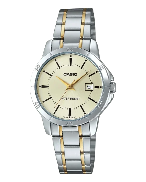 Casio LTP-V004SG-9AVDF two-tone ladies watch