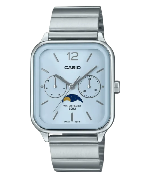 Casio MTP-M305D-2AVDF men’s blue dial stainless steel watch