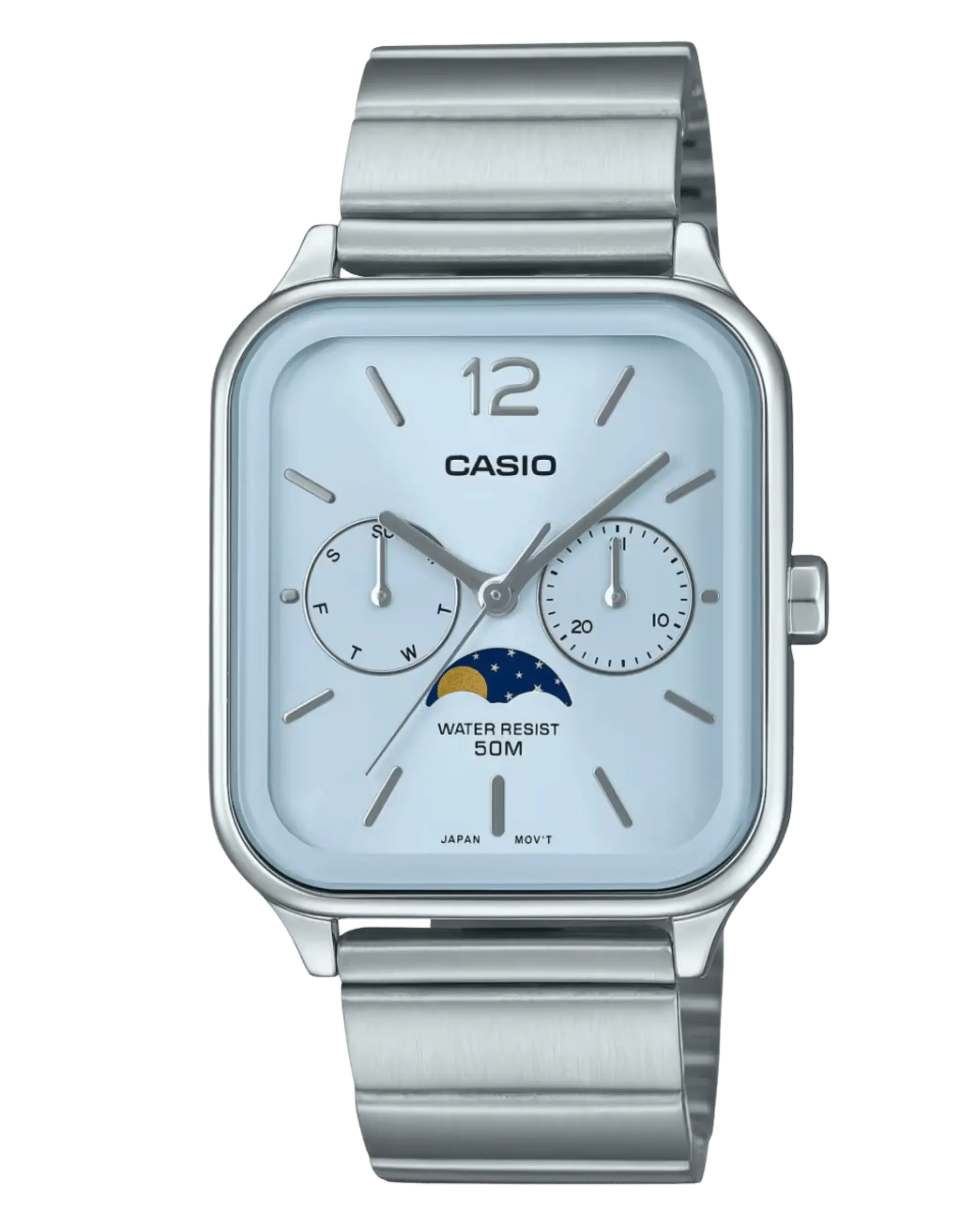 Casio MTP-M305D-2AVDF men’s blue dial stainless steel watch
