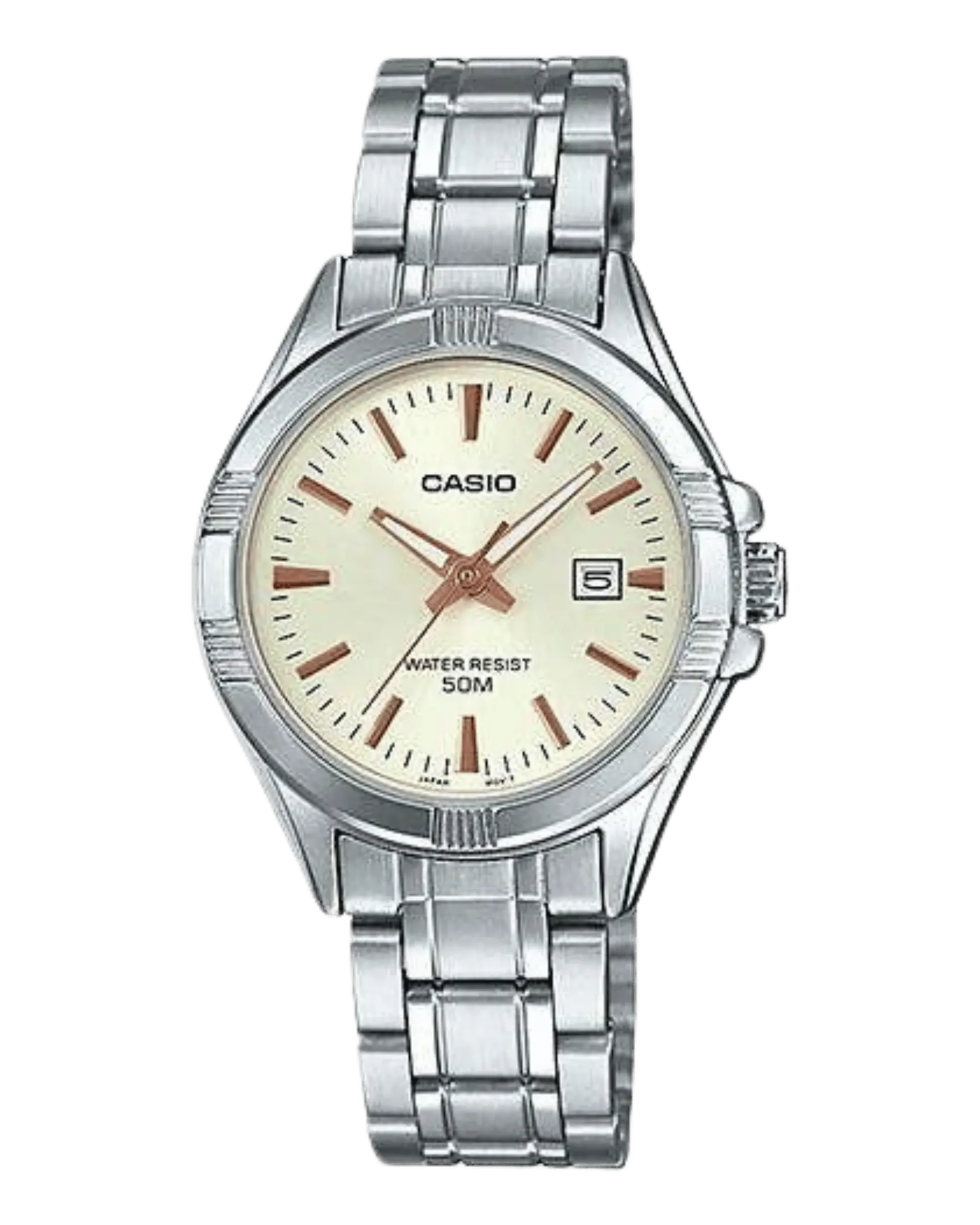 Casio MTP-1308D-9AVDF gold dial men’s stainless steel watch