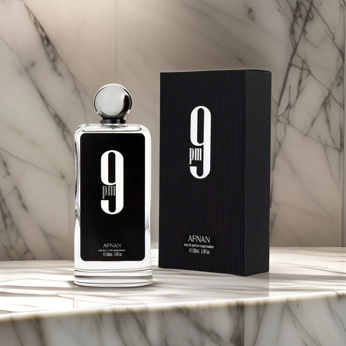 Afnan 9PM 100ml men’s fragrance with black and red bottle