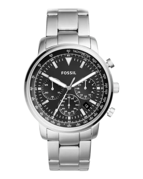 Fossil FS5412 Men’s Chronograph Watch with Leather Strap
