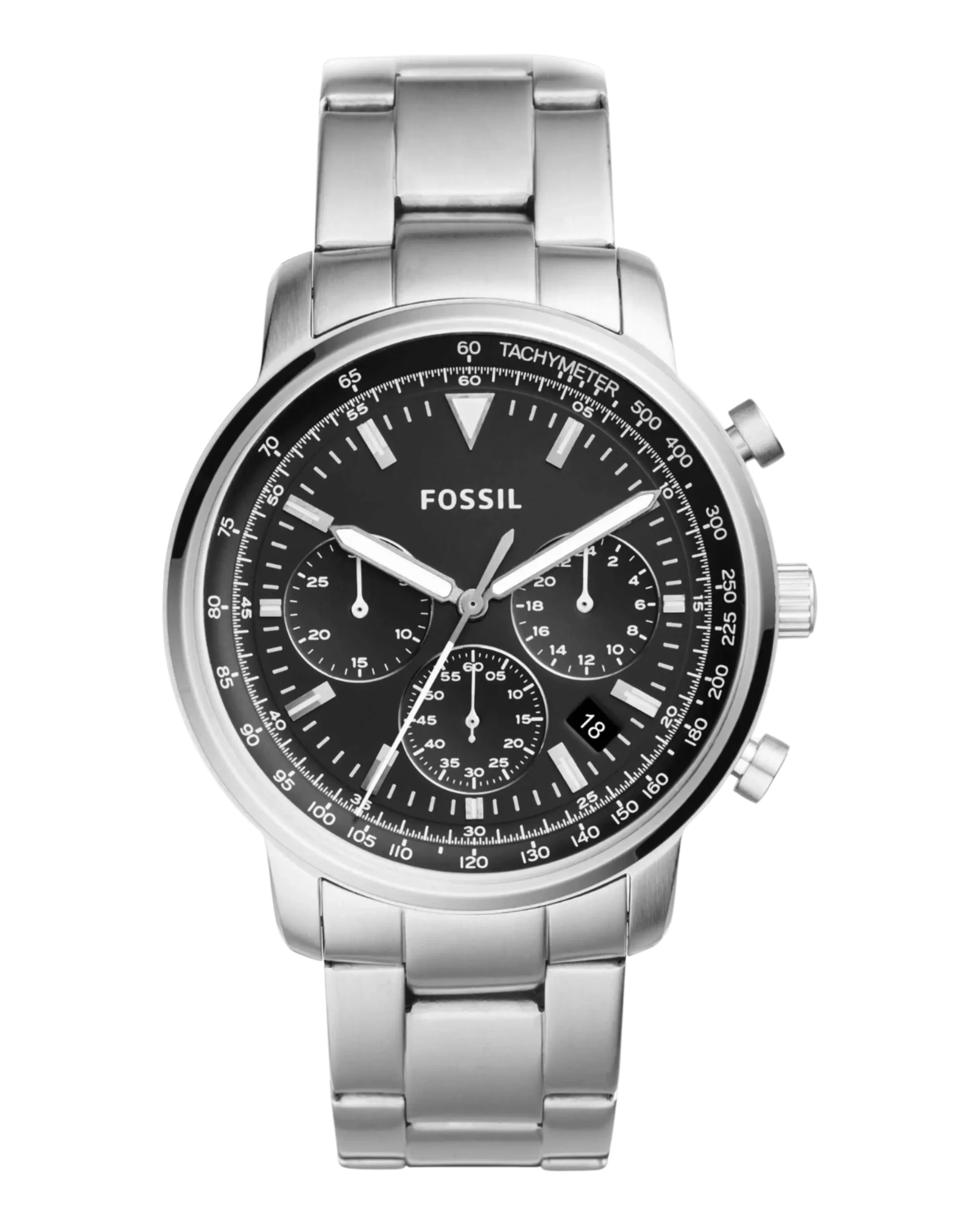 Fossil FS5412 Men’s Chronograph Watch with Leather Strap