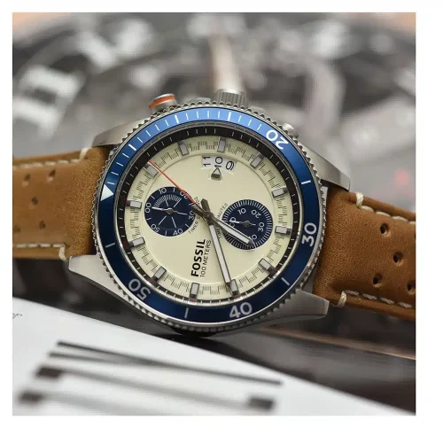 Fossil CH2951 Luxury Men’s Watch with Stopwatch