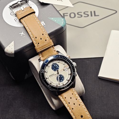 Fossil CH2951 Leather Strap Chronograph Men’s Watch