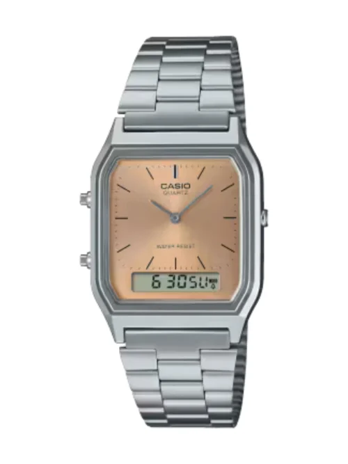 Casio AQ-230A-4AMQYDF Men’s Vintage Watch Red Dial