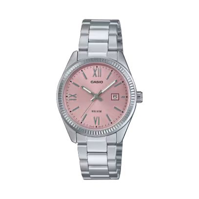 Casio LTP-1302DD-4A1VDF Women’s Silver Dial Two-Tone Watch