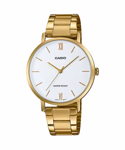 Casio LTP-VT01G-7BUDF Women’s Gold Stainless Steel Watch