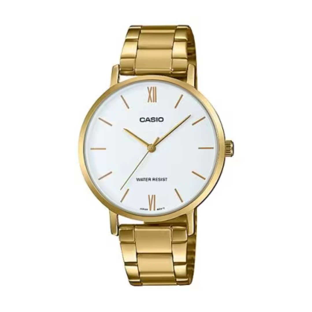 Casio LTP-VT01G-7BUDF Women’s Gold Stainless Steel Watch