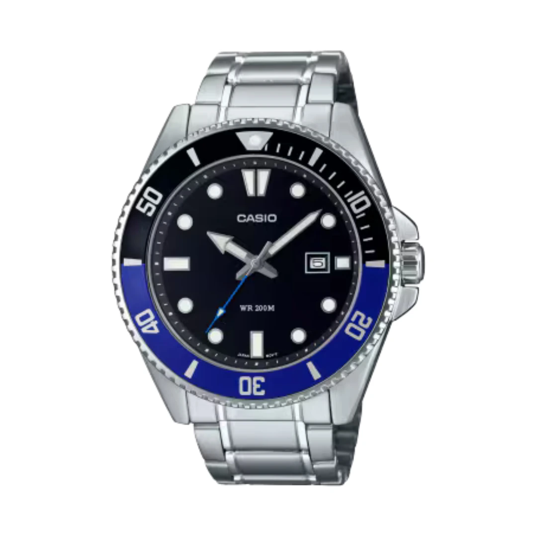 Casio MDV-107D-1A2VDF Men’s Diver Watch with Black Dial