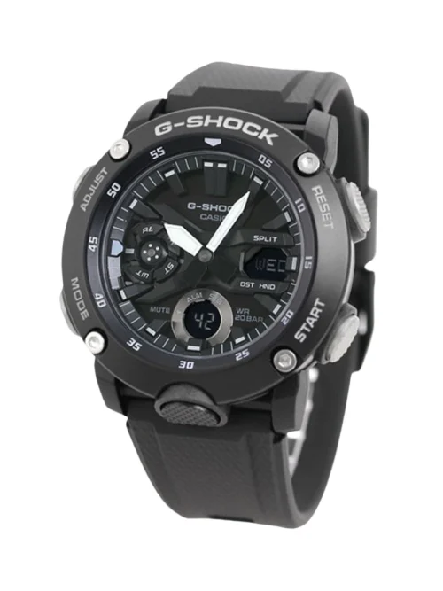 Casio G-Shock GA-2000S-1ADR Men’s Analog-Digital Watch in Black