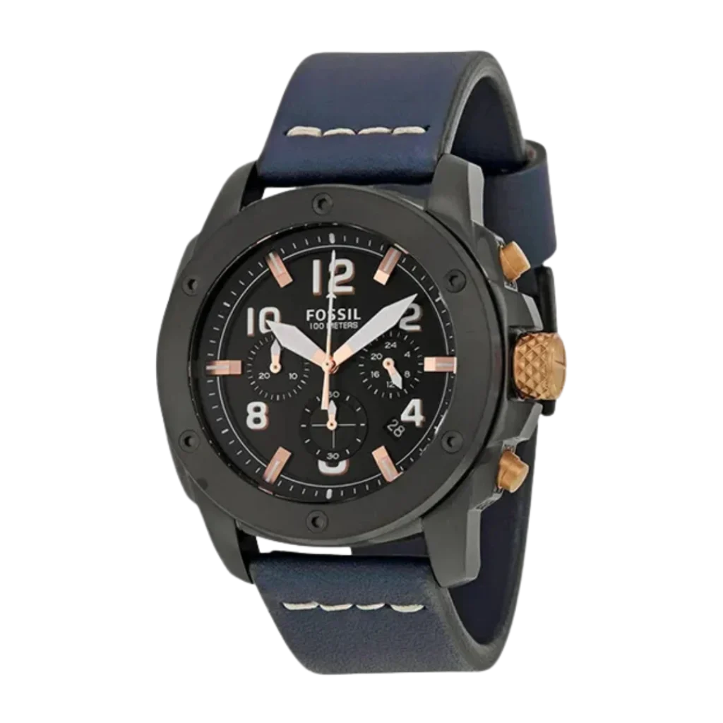 Fossil FS5066 Men’s Grant Chronograph Watch with Black Dial