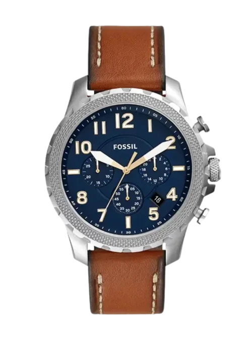 Fossil FS5602 Men’s Everett Chronograph Watch in Black Stainless Steel