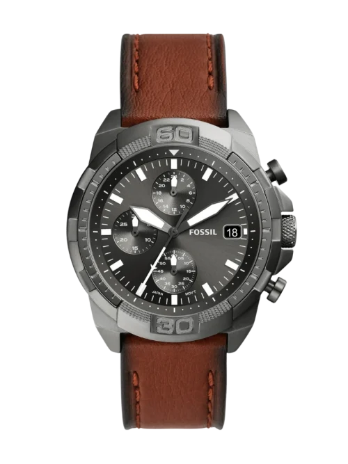 Fossil FS5855 Men’s Everett Chronograph Watch with Blue Dial