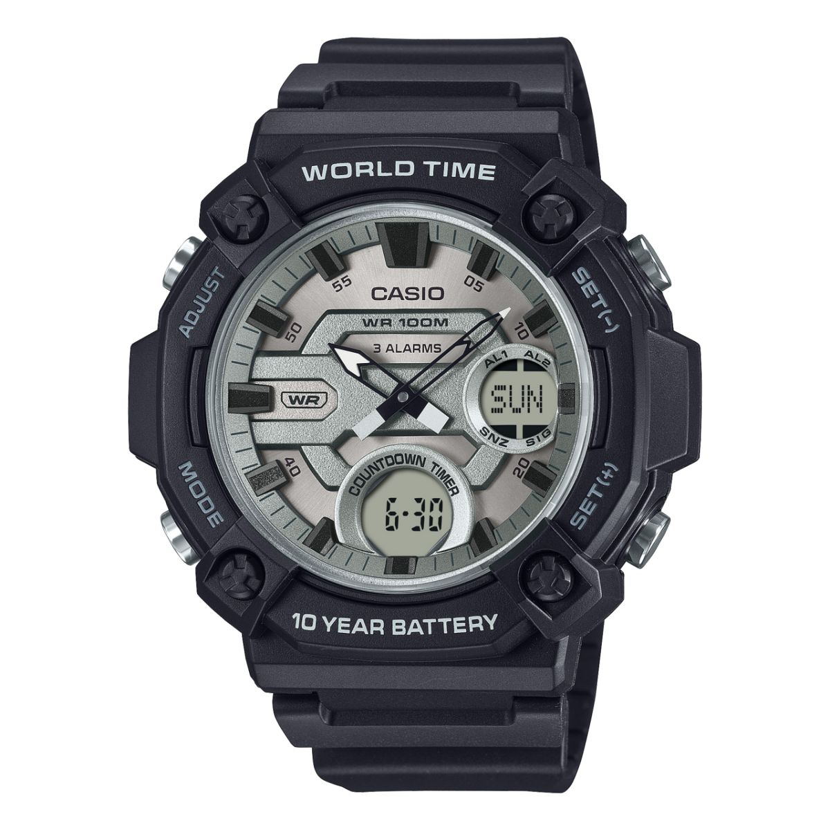 Casio AEQ-120W-7A Analog-Digital Watch